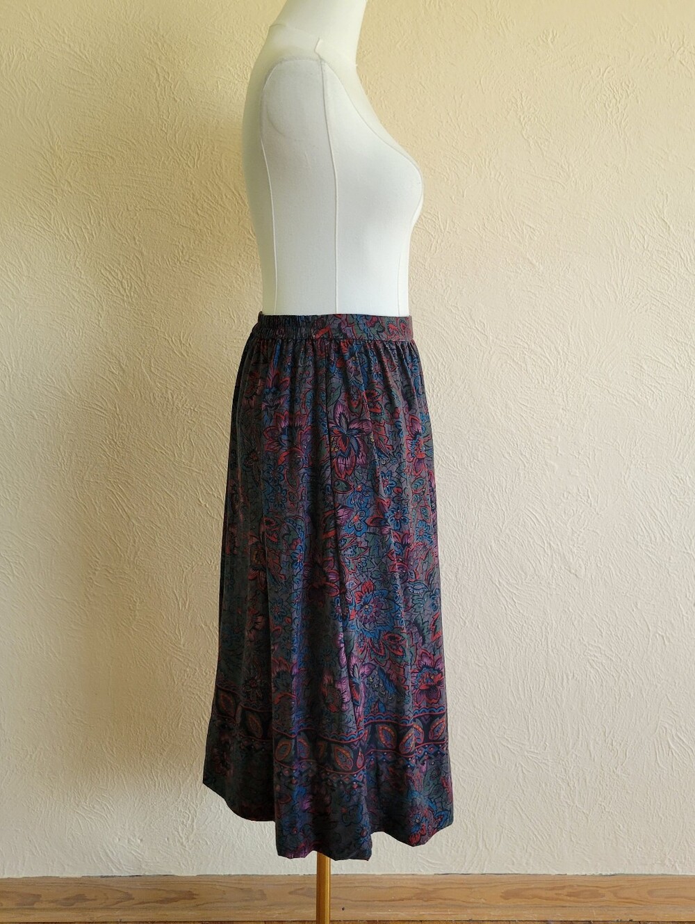 F.A. Chatta | Vintage Floral Full Skirt - Picture 4 of 7